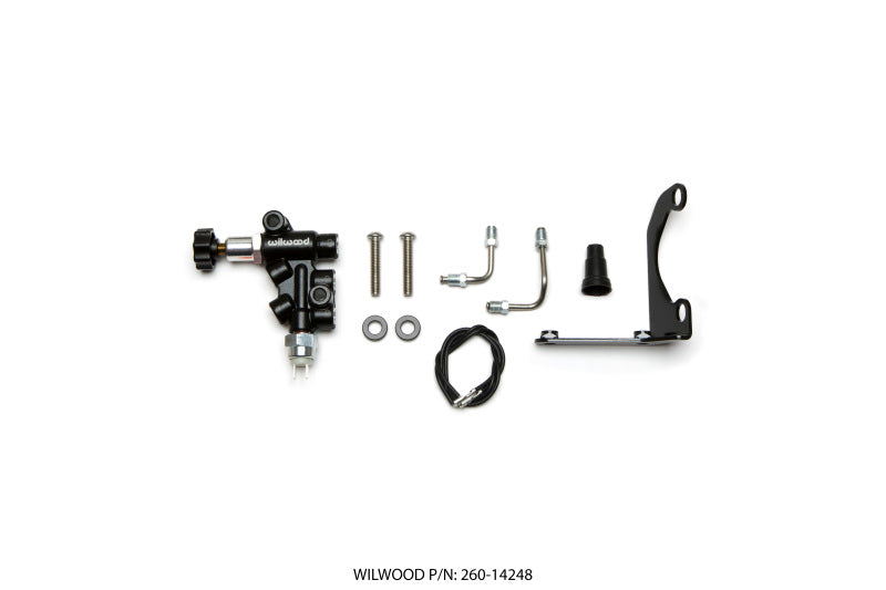 Wilwood Tandem Remote Master Cylinder Mounting Bracket L/H Kit w/ Prop Valve-LTW Motorsports