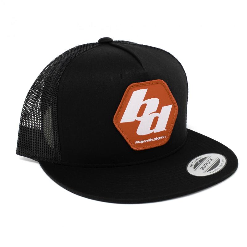 Baja Designs Flexfit Trucker Hat - Black-LTW Motorsports