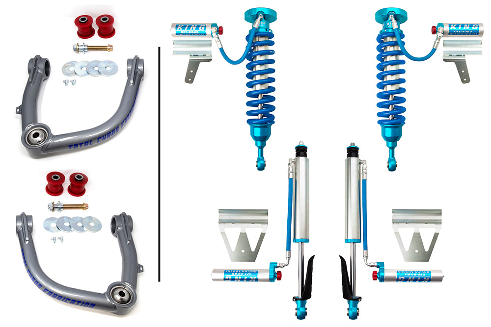 08-21 Toyota Land Cruiser 200 Series Lift Kit with King 2.5 Adjustable Shocks-LTW Motorsports