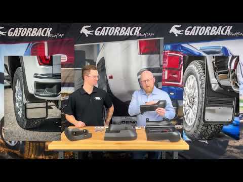 2020-2024 GMC 2500HD/ 3500HD 6 Piece Mud Flap Delete Kit