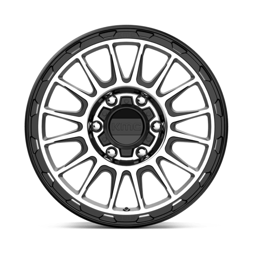 KMC Wheels KM542 16X8 6X5.5 S-BLK MACH 00MM KM54268068500