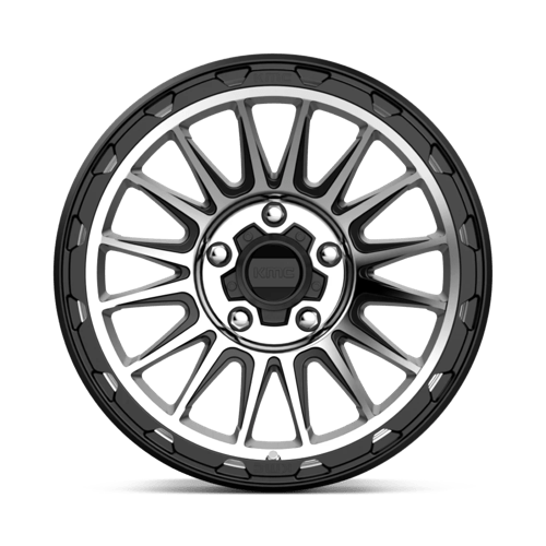 KMC Wheels KM542 17X9 5X5.0 S-BLK MACH -12MM KM54279050512N