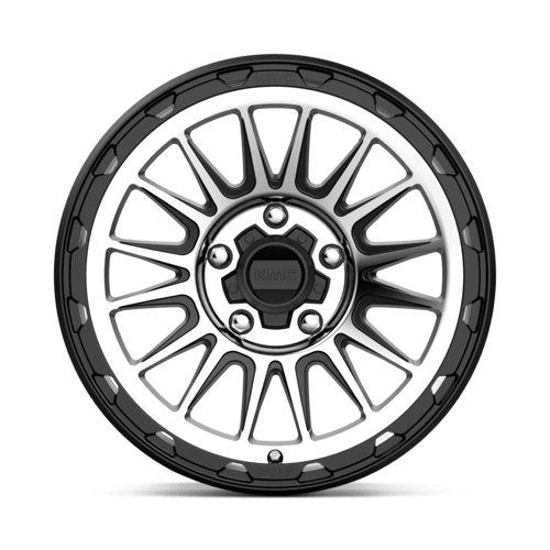 KMC Wheels KM542 17X9 5X5.0 S-BLK MACH 18MM KM54279050518