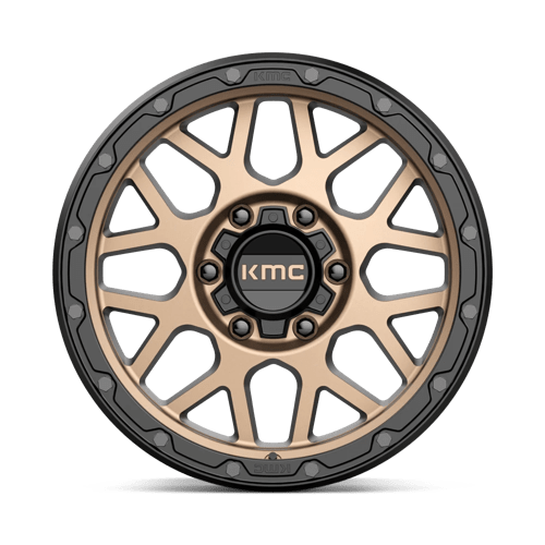 KMC Wheels KM535 17X9 6X4.5 M-BRNZ M-BLK LP 18 66.1 KM53579064618