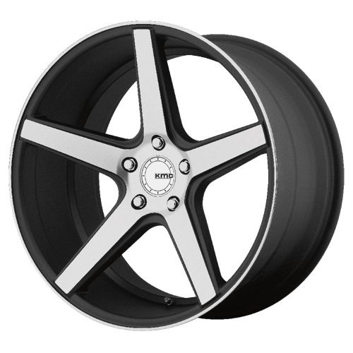 KMC Wheels KM685 19X9.5 5X120 S-BLK MACH 35MM KM68599552535