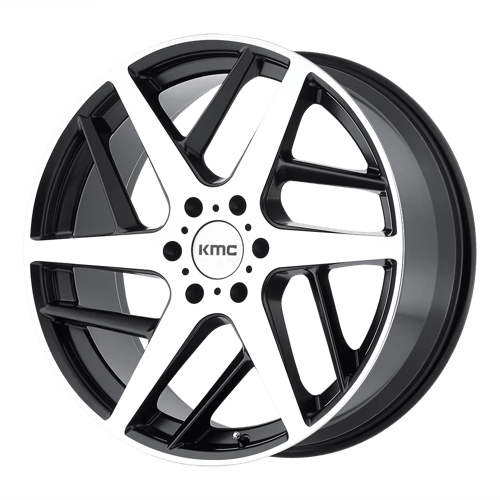 KMC Wheels KM699 22X9 6X135 S-BLK MACH 35MM KM69922963535