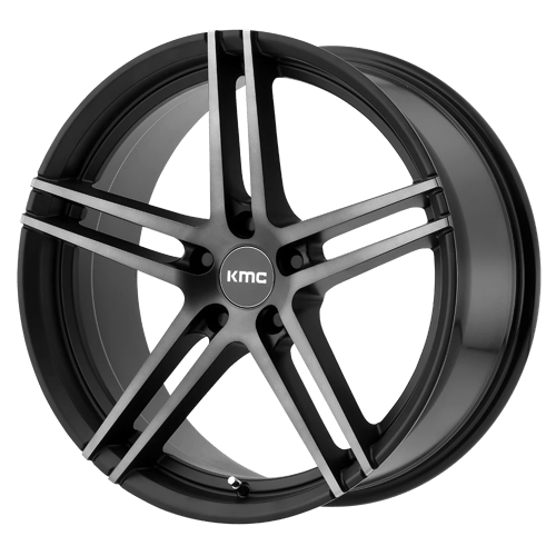 KMC Wheels KM703 20X10 5X112 S-BLK TITANUM FACE 45 KM70321057545