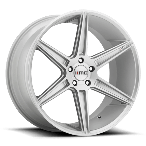 KMC Wheels KM711 20X10.5 5X4.5 BRUSHED SLV 45MM KM71120512445
