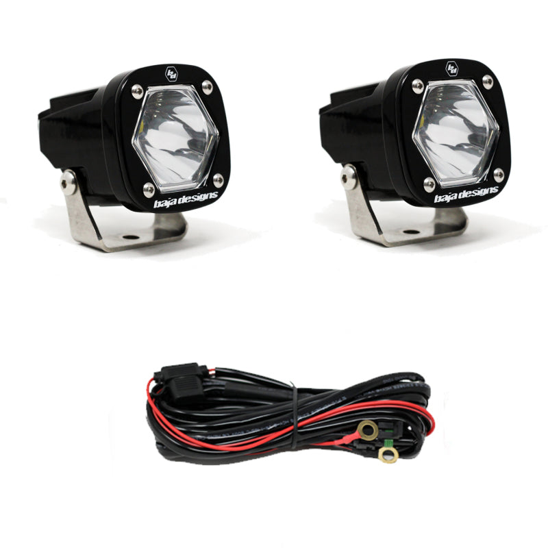 Baja Designs S1 Spot LED Light w/ Mounting Bracket Pair-LTW Motorsports