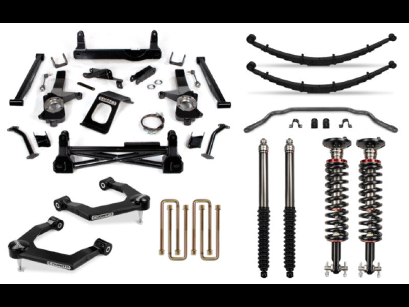 Cognito 19-24 Chevy/GMC Silverado/Sierra 1500 2WD/4WD 8in Perf Lift Kit w/ Elka 2.0 IFP Shocks-LTW Motorsports