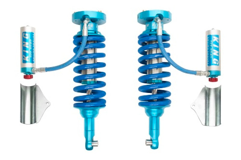King Shocks 2016+ Nissan Titan XD Front 2.5 Dia Remote Reservoir Coilover w/Adjuster (Pair)-LTW Motorsports