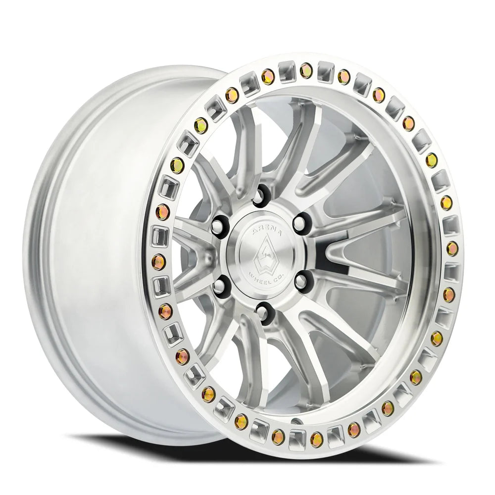 20x9 ARENA A103 MISSION GLOSS SILVER MACHINED Wheel 8x165.1 (+20mm)
