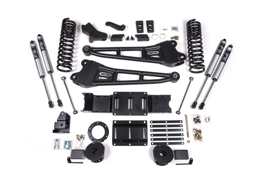 5.5 Inch Lift Kit W/ Radius Arm | Ram 2500 W/ Rear Air Ride (19-24) 4WD | Gas