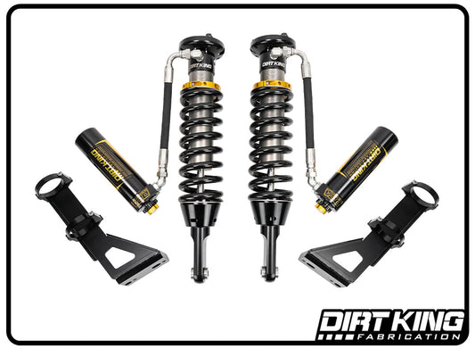 Dirt King 05-23 Toyota Tacoma 2.5 Coilovers | DCA Remote Reservoirs