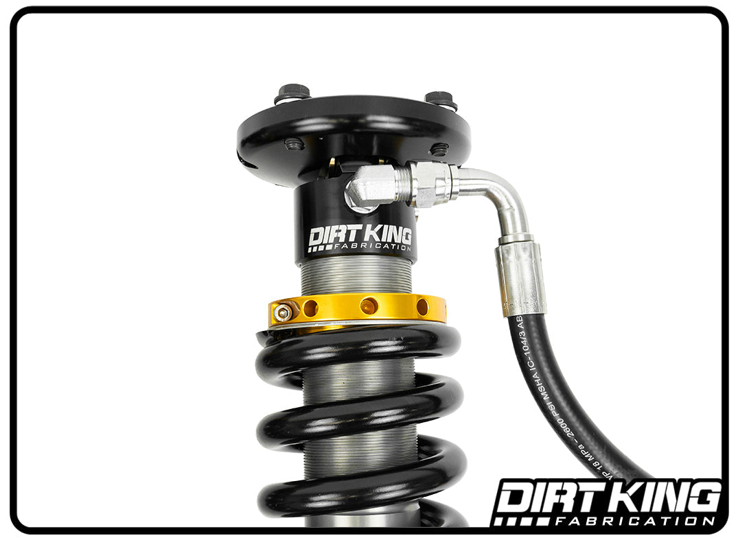 Dirt King 07-21 Toyota Tundra 2.5 Coilovers | DCA Remote Reservoirs