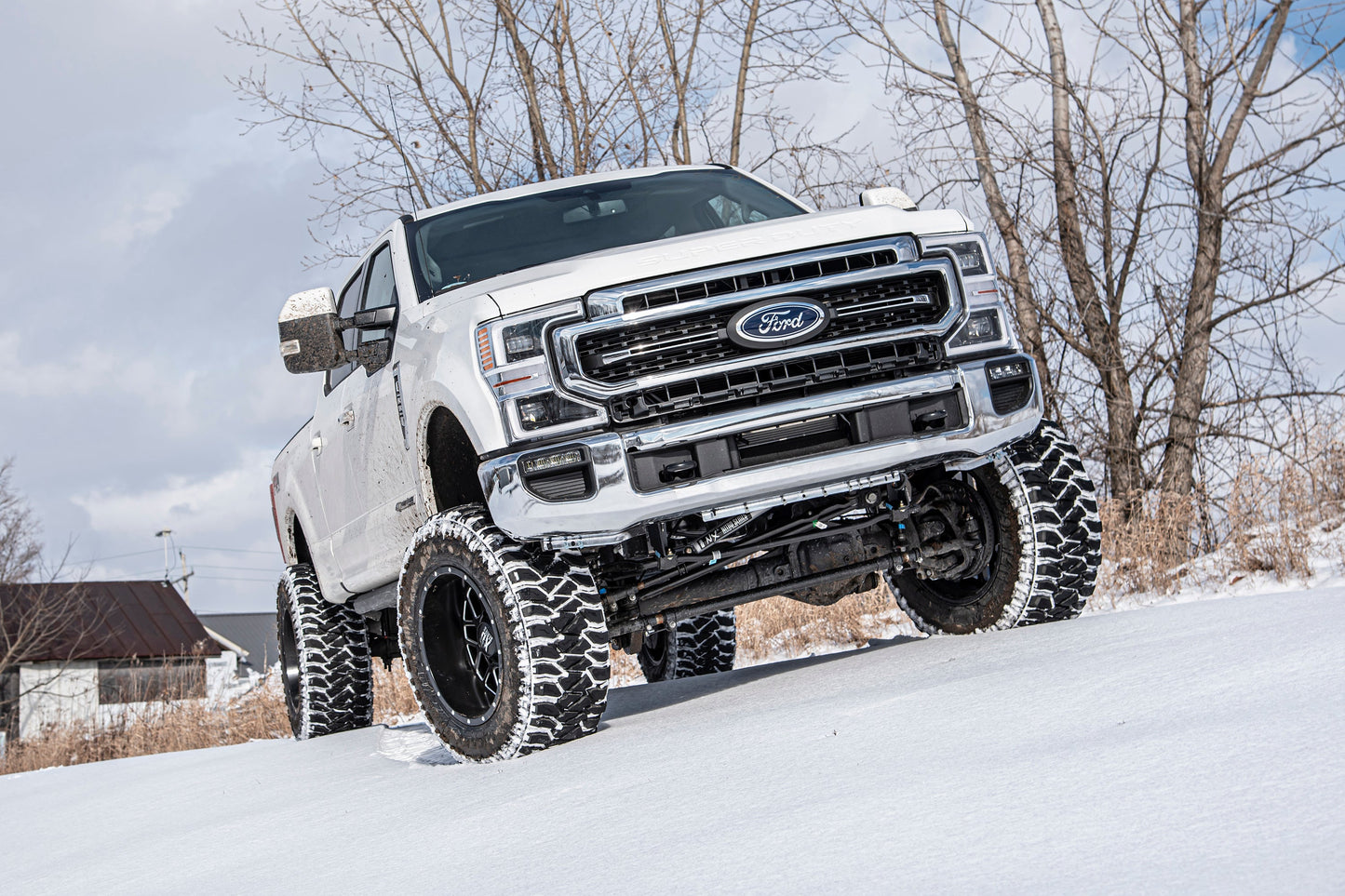 7 Inch Lift Kit W/ Radius Arm | FOX 2.5 Performance Elite Coil-Over Conversion | Ford F250/F350 Super Duty (20-22) 4WD | Diesel