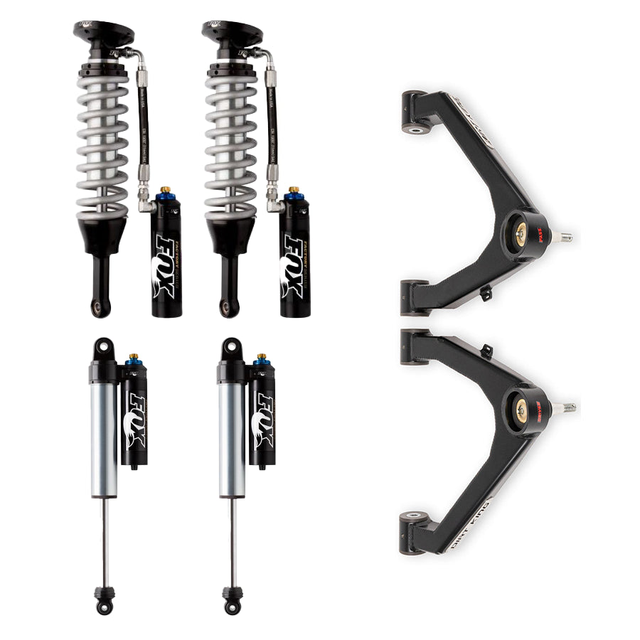 Mid Travel Kit - 07-18 GM 1500 Dirt King Stage 2 Mid Travel Kit With Adjustable Fox Shocks