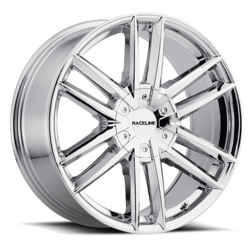 Raceline 158C Impulse 22x9.5in / 6X139.7/6X135 BP / 35mm Offset / 106.1mm Bore - Chrome