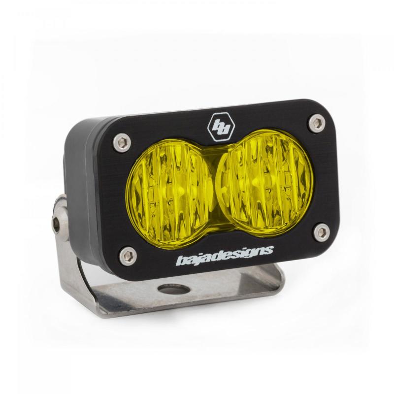 Baja Designs S2 Sport Wide Cornering Pattern LED Work Light - Amber-LTW Motorsports