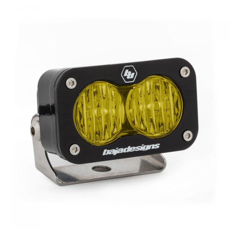 Baja Designs S2 Pro Wide Cornering Pattern LED Light - Amber-LTW Motorsports