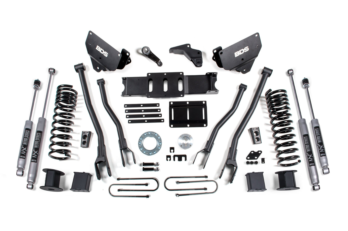 5.5 Inch Lift Kit W/ 4-Link | Ram 3500 W/ Rear Air Ride (13-18) 4WD | Gas-LTW Motorsports