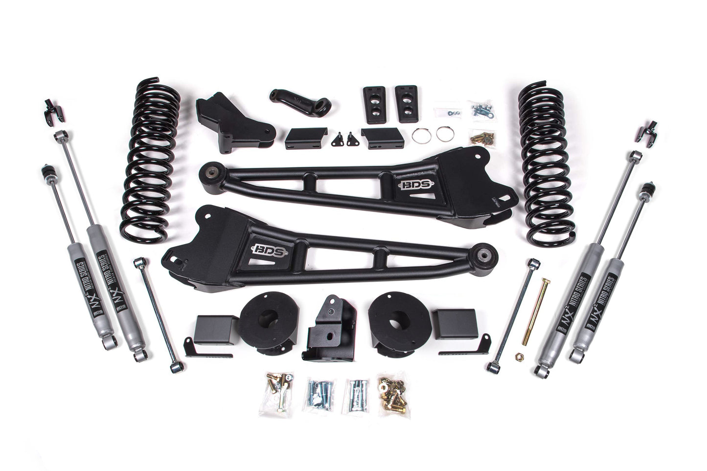 4 Inch Lift Kit W/ Radius Arm | Ram 2500 W/ Rear Air Ride (14-18) 4WD | Gas-LTW Motorsports