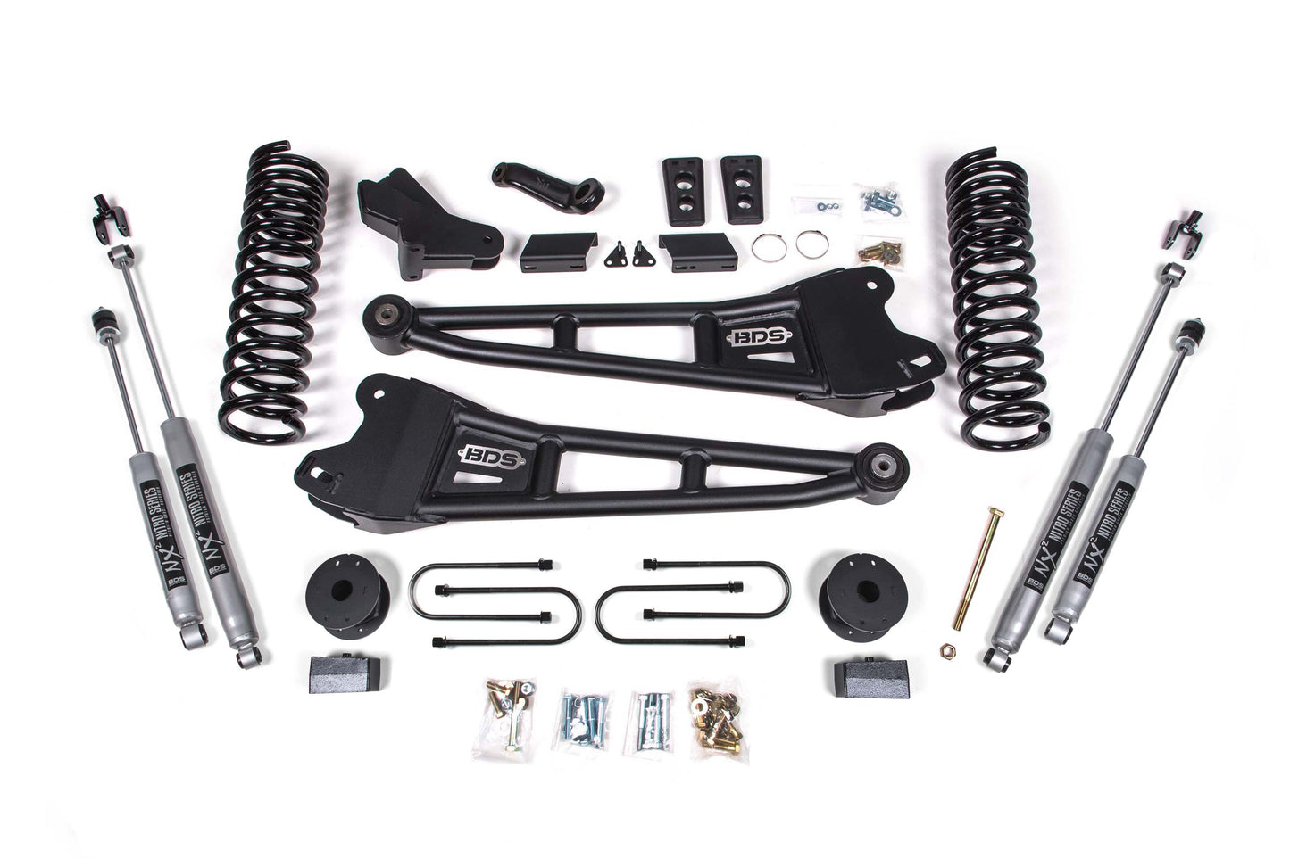 4 Inch Lift Kit W/ Radius Arm | Ram 3500 W/ Rear Air Ride (13-18) 4WD | Gas-LTW Motorsports