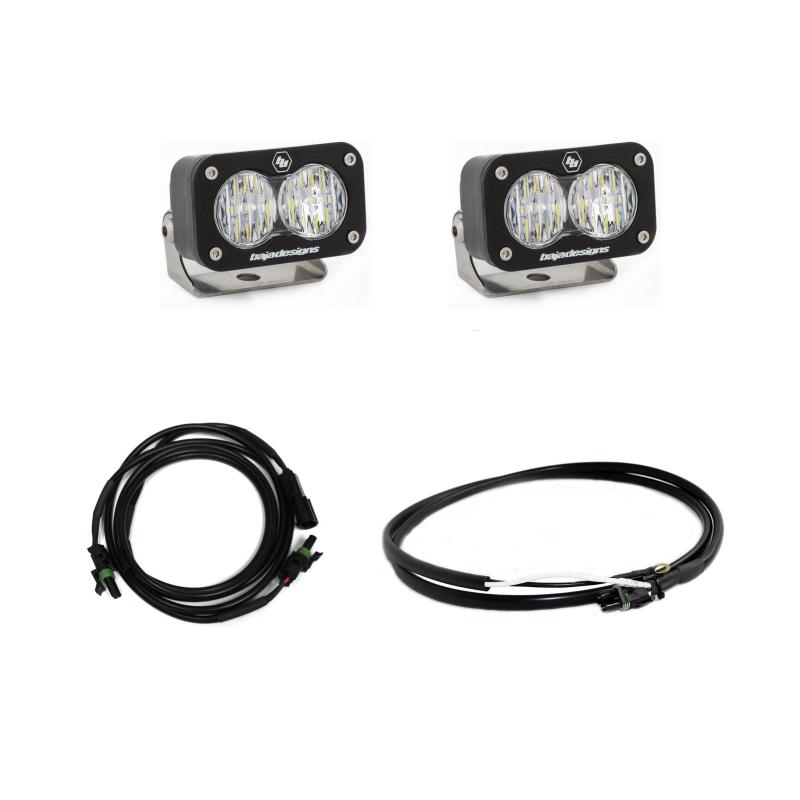 Light Bars & Cubes - Baja Designs 2020+ Silverado 2500/3500 S2 Reverse Kit
