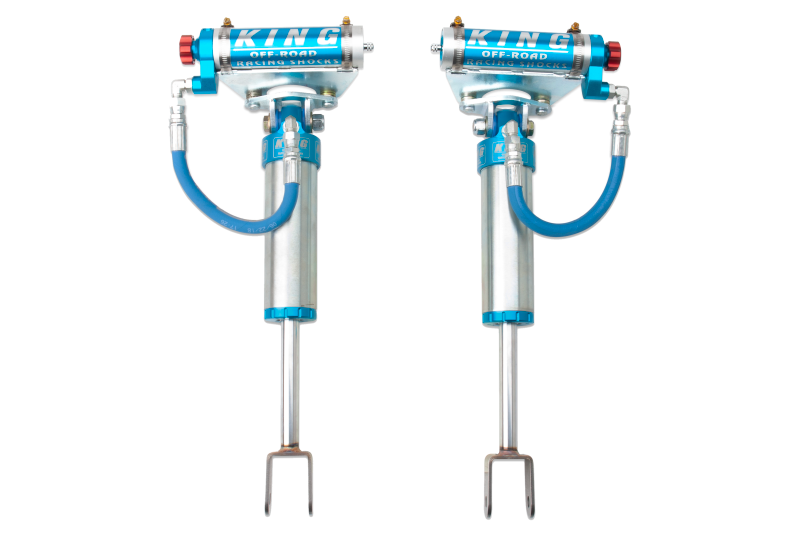 King Shocks 2011+ Chevrolet Silverado 2500/3500/HD Front 2.5 Dia Remote Res Shock w/Adjuster (Pair)-LTW Motorsports