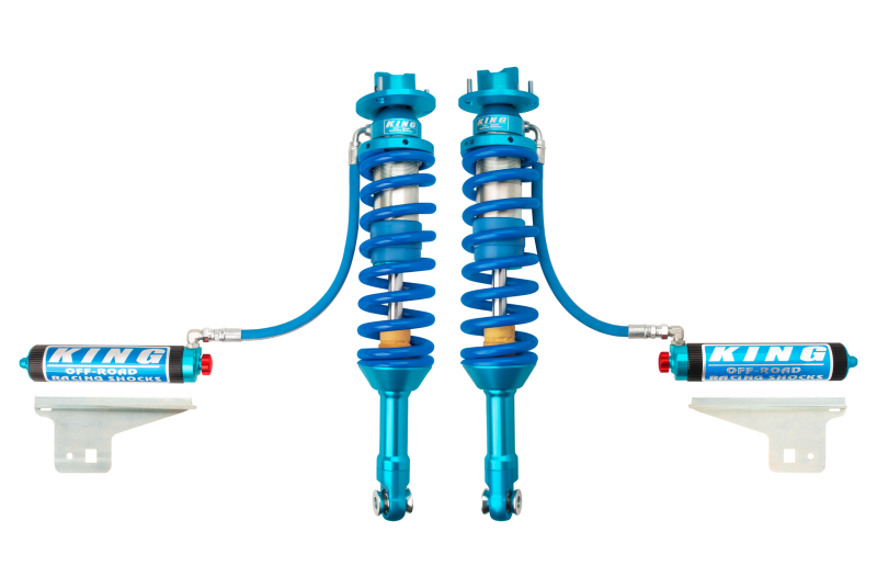 Coilovers - King Shocks 10-14 Ford F150 Raptor 4WD Front 3.0 Dia Remote Reservoir Coilover W/Adjuster (Pair)