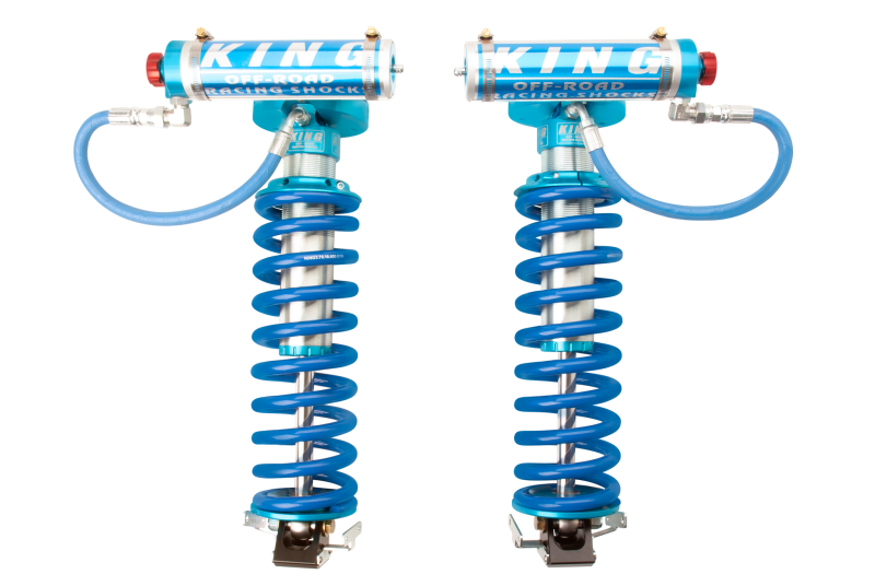 King Shocks 2005+ Ford F-250 4WD Front 2.5 Dia Remote Res Coilover Conversion w/Adjuster (Pair)-LTW Motorsports