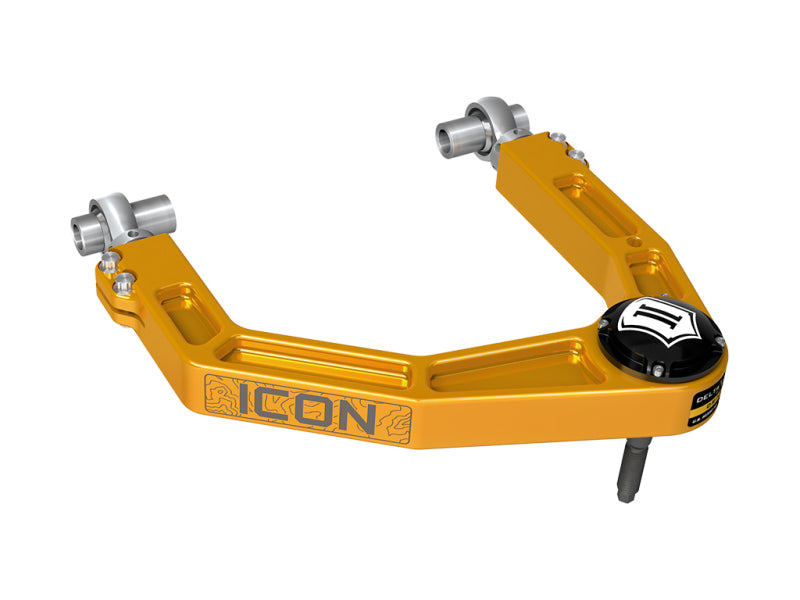 ICON 2024 Toyota Tacoma Billet Upper Control Arm w/ Delta Joint Pro - Gold Anodized-LTW Motorsports