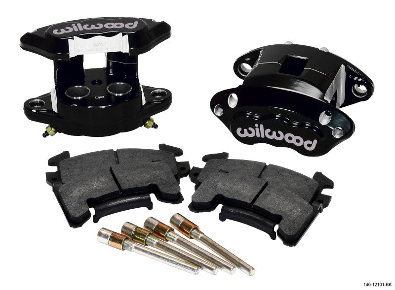Wilwood D154 Rear Caliper Kit - Black 1.12 / 1.12in Piston 1.04in Rotor-LTW Motorsports