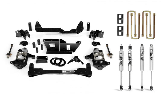 Cognito 4-Inch Standard Lift Kit With Fox PS 2.0 IFP Shocks for 01-10 Silverado/Sierra 2500/3500 2WD/4WD