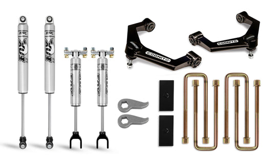 Cognito 3-Inch Performance Leveling Lift Kit With Fox PS 2.0 IFP Shocks for 20-24 Silverado/Sierra 2500/3500 2WD/4WD