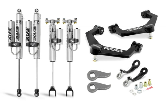 Cognito 3-Inch Premier Leveling Kit with Fox PSRR 2.0 Shocks for 20-24 Silverado/Sierra 2500/3500 2WD/4WD