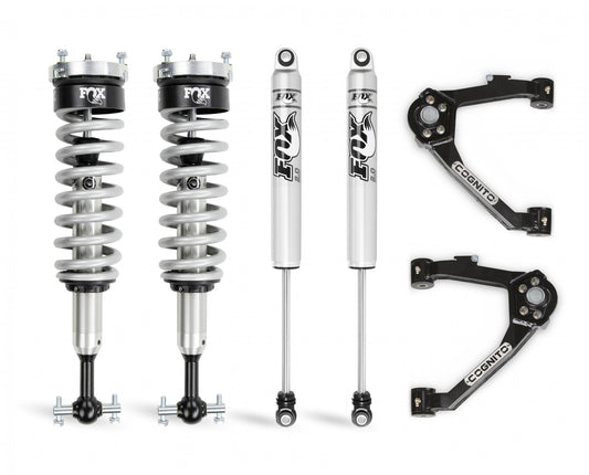 Cognito 3-Inch Performance Leveling Kit With Fox 2.0 IFP Shocks for 14-18 Silverado/Sierra 1500 2WD/4WD With OEM Stamped Steel/Cast Alum Control Arms