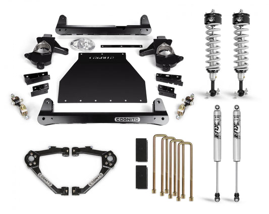 Cognito 4-Inch Performance Lift Kit With Fox PS IFP 2.0 Shocks for 14-18 Silverado/Sierra 1500 2WD/4WD