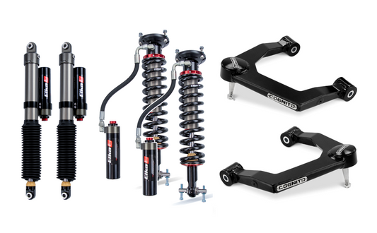 Cognito 1-Inch Elite Leveling Kit With Elka 2.5 Shocks for 19-24 Silverado Trail Boss/Sierra AT4 1500 4WD