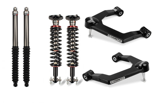 Cognito 1-Inch Performance Leveling Kit With Elka 2.0 IFP Shocks for 19-24 Silverado Trail Boss/Sierra AT4 1500 4WD