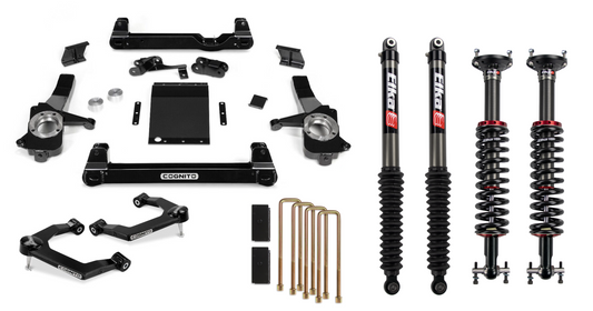 Cognito 6-Inch Performance Lift Kit with Elka 2.0 IFP Shocks For 19-24 Silverado/Sierra 1500 2WD/ 4WD, including AT4, and Trail Boss