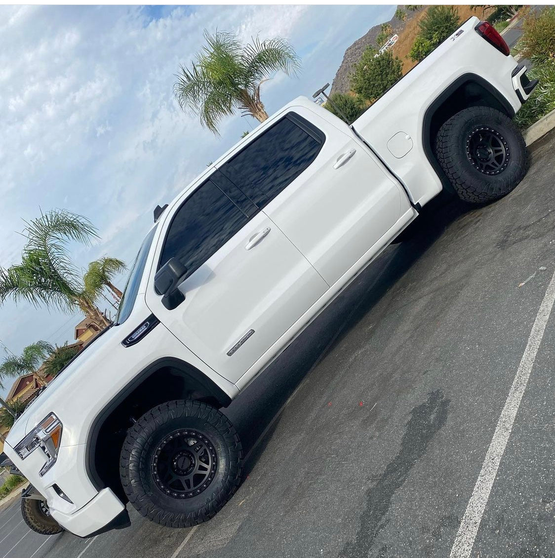 2019-2024 GMC Sierra 1500 4 Piece Mud Flap delete Kit