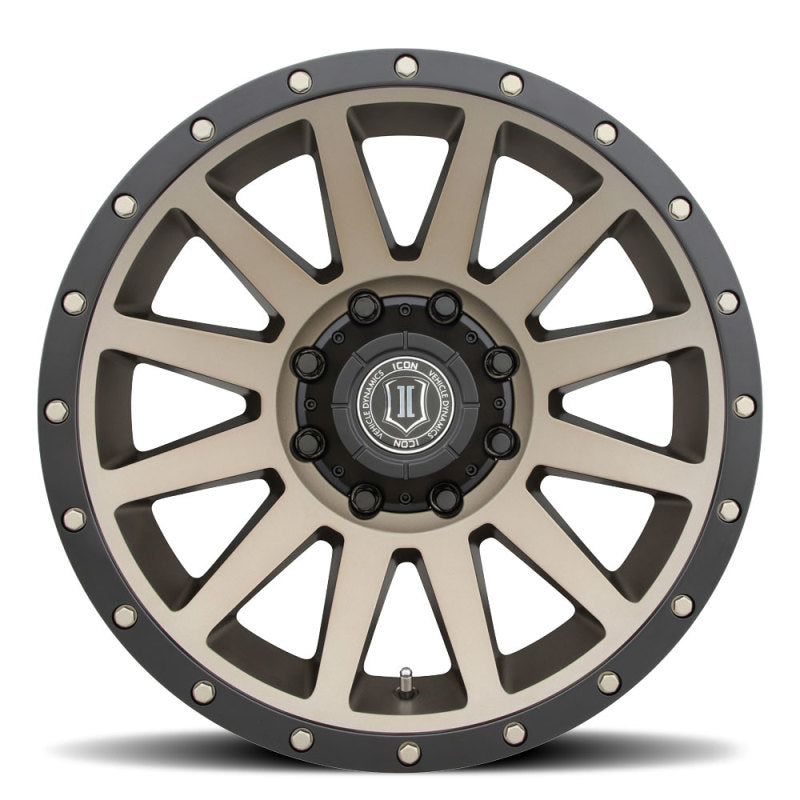 ICON Compression 20x10 8x180 -19mm Offset 4.75in BS 124.2mm Bore Bronze Wheel-LTW Motorsports