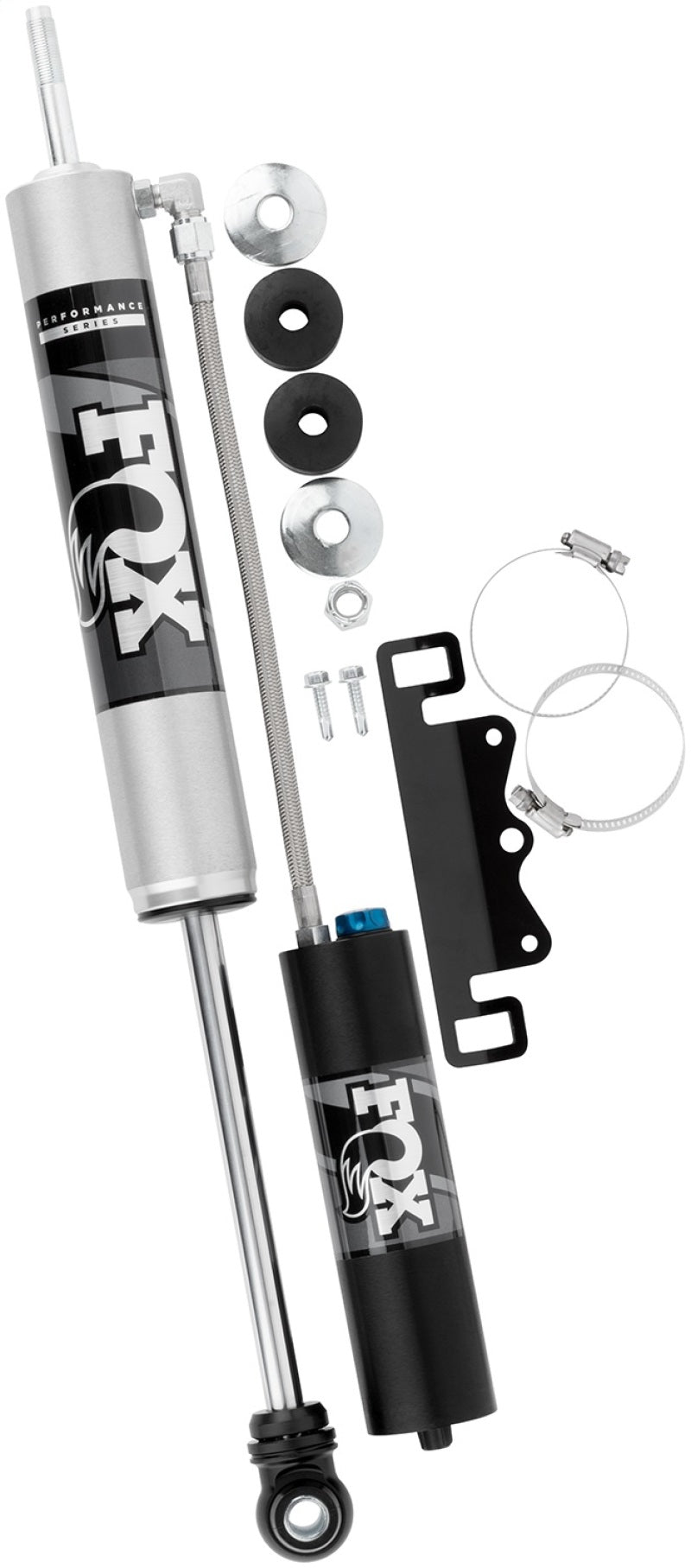 Fox 17-19 Ford F250/F350 2.0 Performance Series Remote Reservoir Adj. Front Shocks 0-1.5in Lift-LTW Motorsports