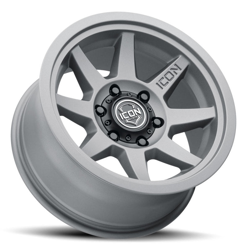 ICON Rebound SLX 17x8.5 6 x 135 6mm Offset 5.75in BS 87.1mm Bore Charcoal Wheel-LTW Motorsports