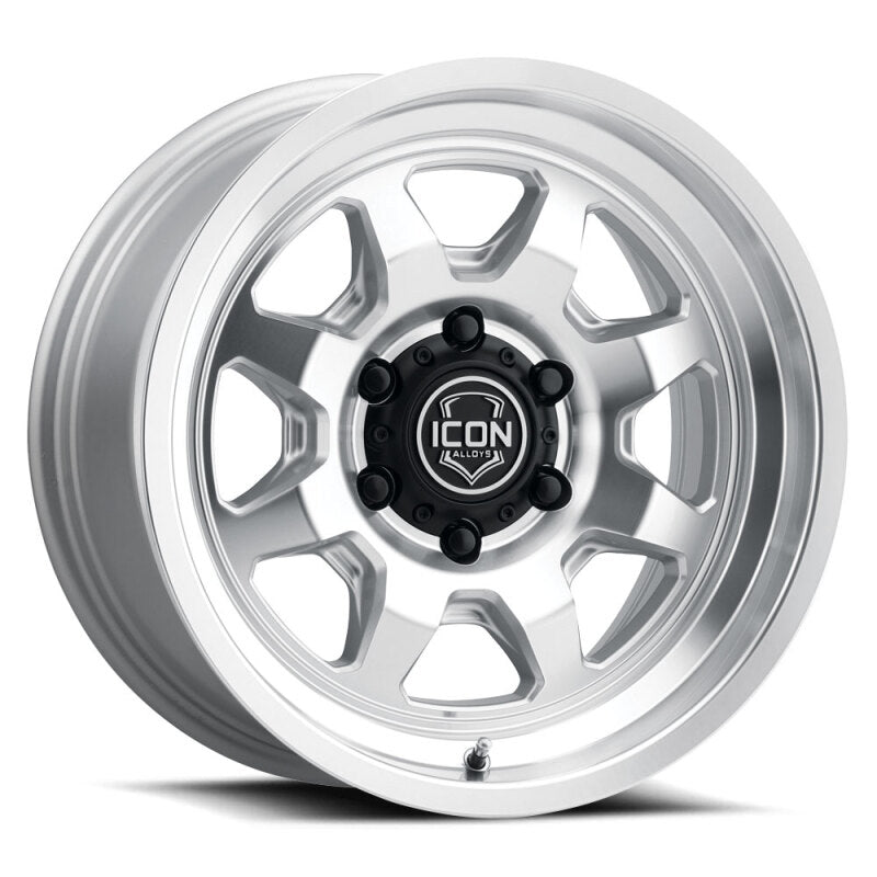 ICON Nuevo 17x8.5 / 6x135 / 6mm Offset 5in BS - Silver Machined-LTW Motorsports