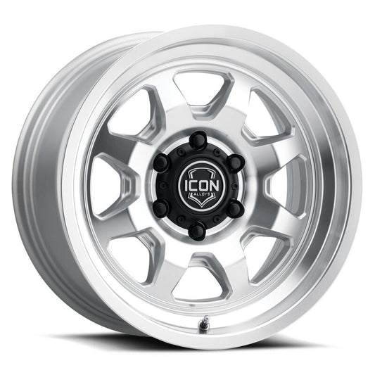 ICON Nuevo 17x8.5 / 6x135 / 6mm Offset 5in BS - Silver Machined-LTW Motorsports