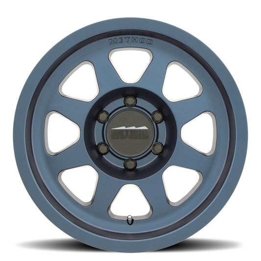 Wheels - Cast - Method MR701 17x9 -12mm Offset 5x5 71.5mm CB Bahia Blue Wheel