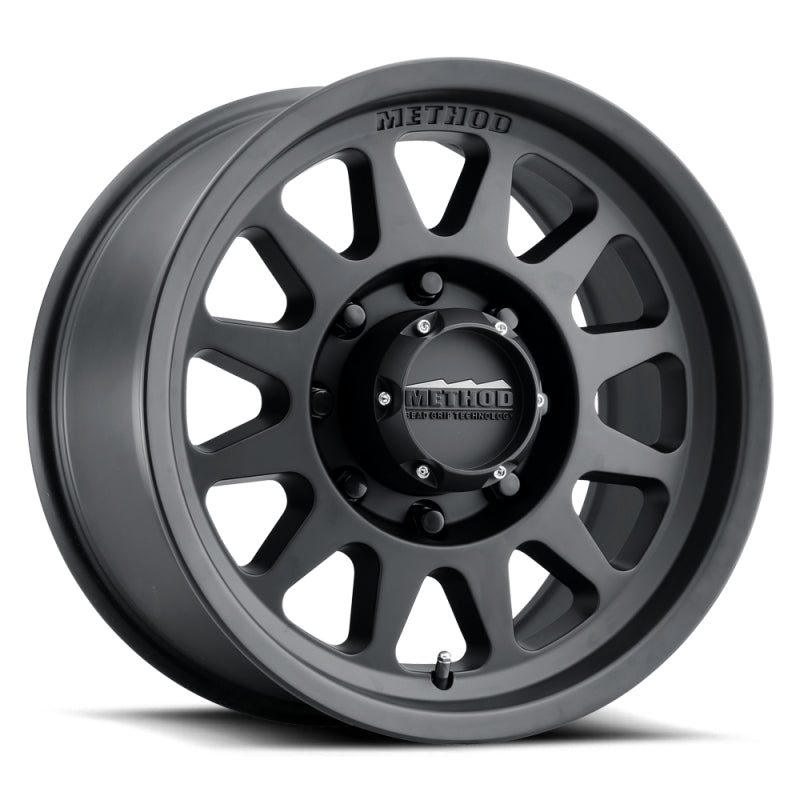 Wheels - Cast - Method MR704 HD 17x9 18mm Offset 8x170 130.81mm CB Matte Black Wheel