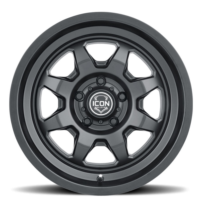 ICON Nuevo 17 X 8.5 5 X 4.5 0mm Offset 4.75in BS Satin Black-LTW Motorsports